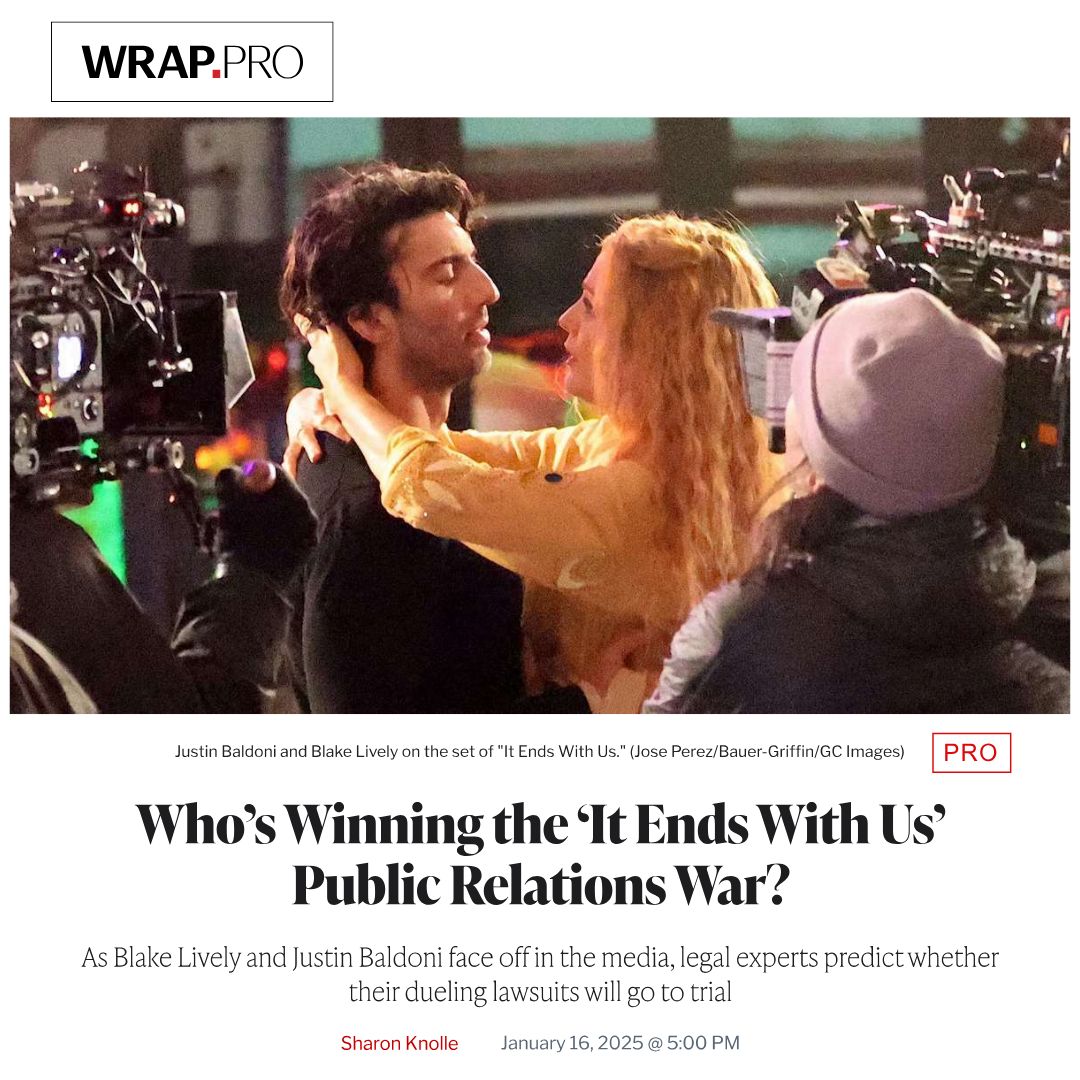 RPJ’s Nicole Page Interviewed for “The Wrap” on the Ongoing Lively-Baldoni Legal Drama