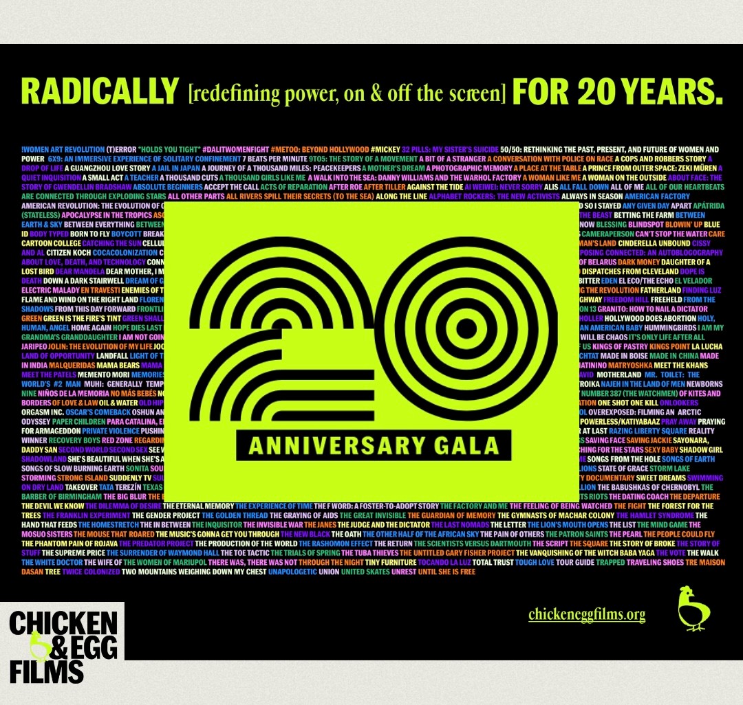 RPJ Sponsors Chicken & Egg Films’ 20th Anniversary
