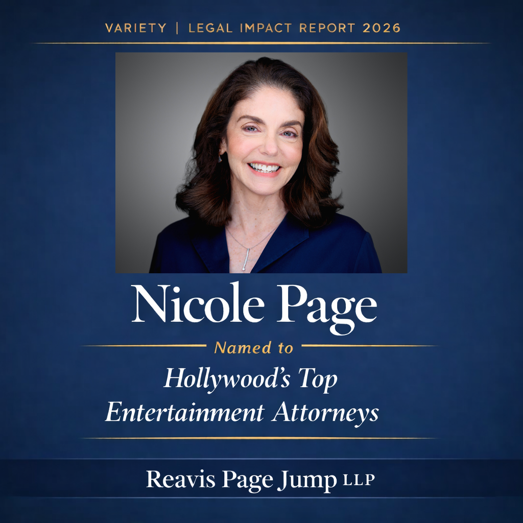 RPJ’s Nicole Page Named to Variety’s 2026 Legal Impact Report: A Leader in Entertainment Law and Advocacy