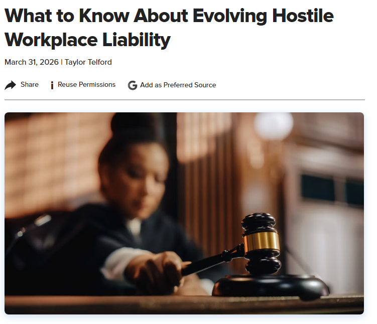 RPJ’s Ethan Krasnoo Discusses Eleventh Circuit Decision Expanding Hostile Work Environment Claims