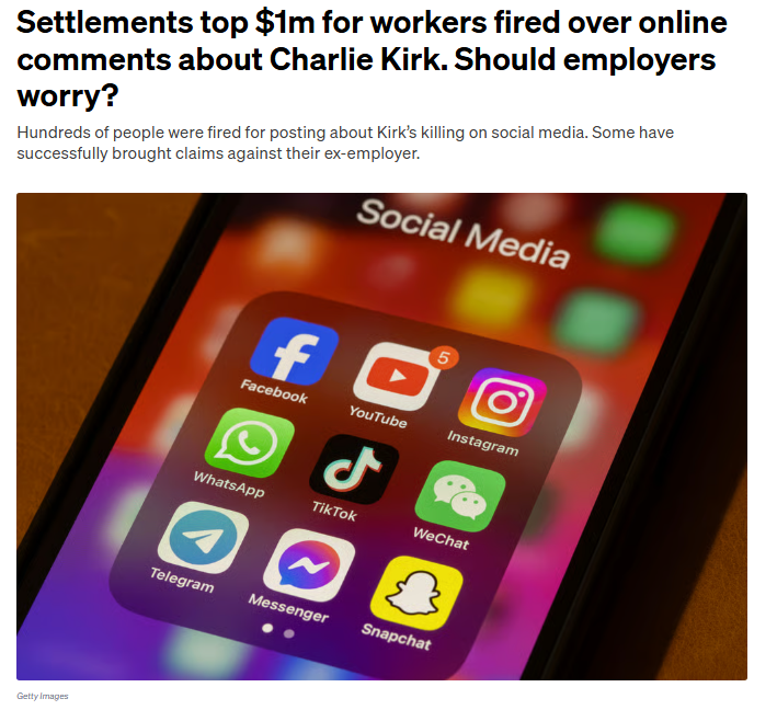 RPJ’s Alice K. Jump Quoted in HR Brew Article on Employer Responses to Controversial Employee Online Speech